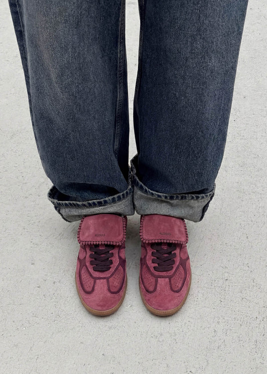 Tb.490 Club Suede Raspberry Leather Sneakers