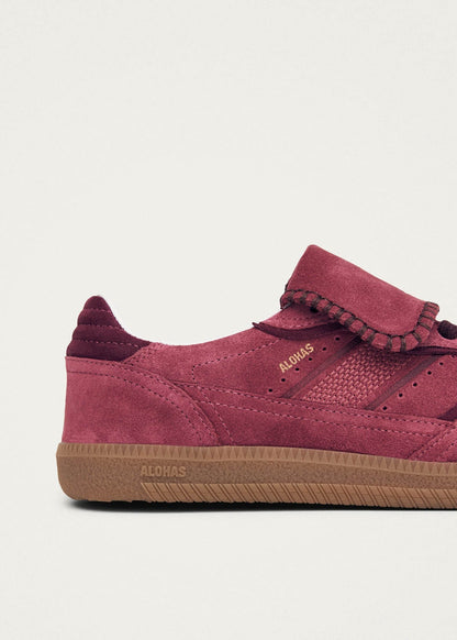 Tb.490 Club Suede Raspberry Leather Sneakers