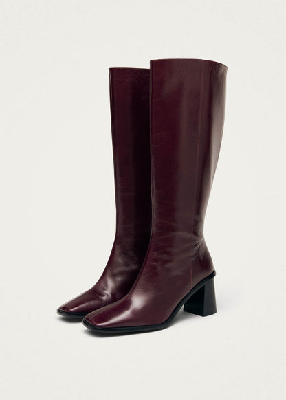 East Rift Burgundy Leather Boots
