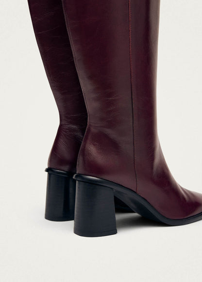East Rift Burgundy Leather Boots