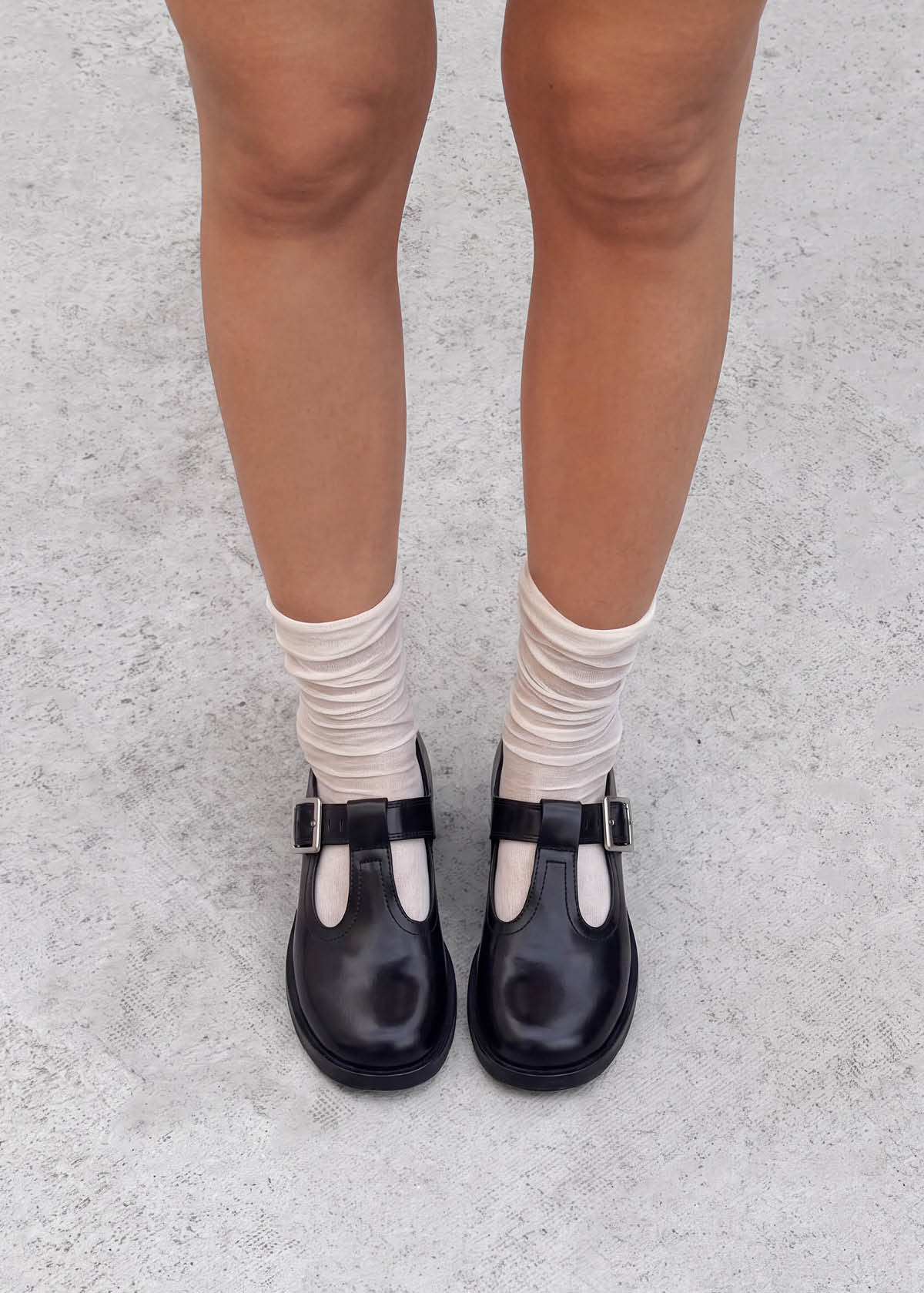 Fiadh Black Leather Loafers