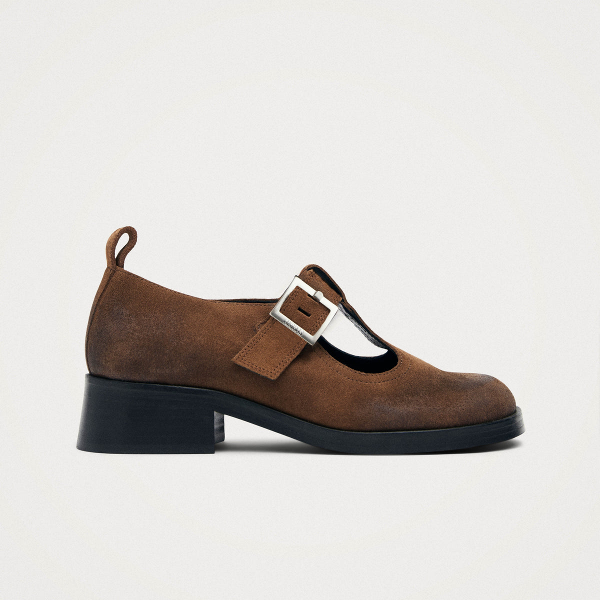 Fiadh Vintage Effect Suede Cognac Leather Loafers