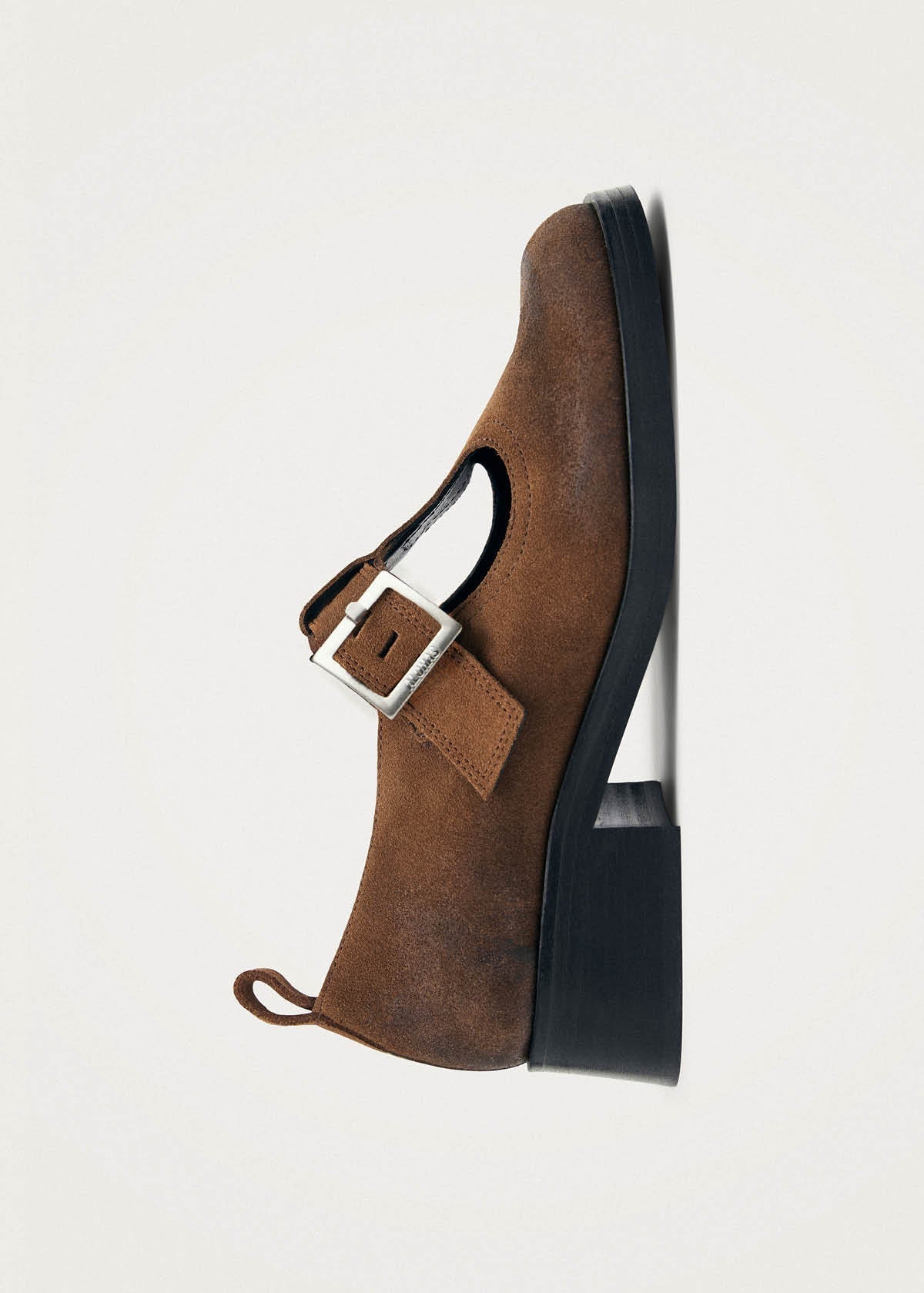 Fiadh Vintage Effect Suede Cognac Leather Loafers