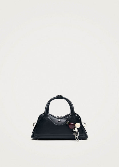 Hilma Mini Black Leather Bag