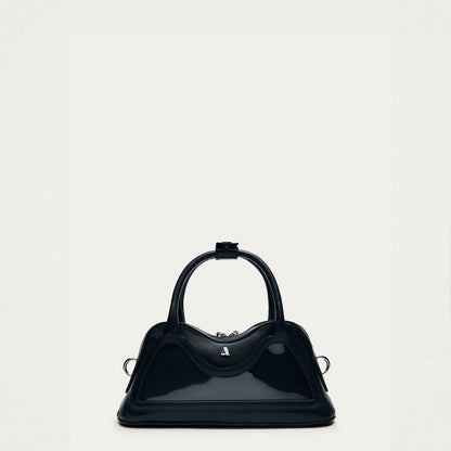 Hilma Mini Vinyl Black Leather Bag