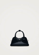 Hilma Mini Vinyl Black Leather Bag