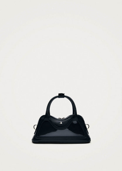 Hilma Mini Vinyl Black Leather Bag