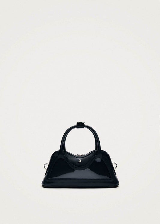 Hilma Mini Vinyl Black Leather Bag