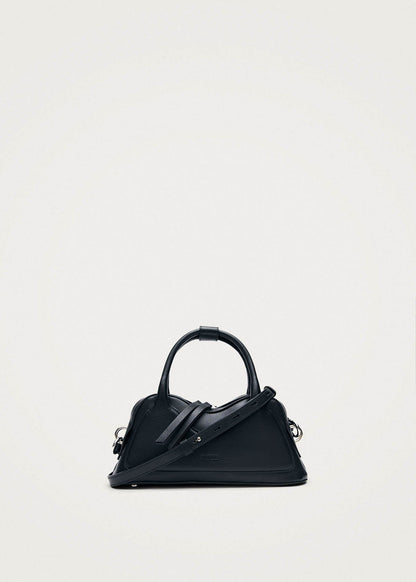 Hilma Mini Vinyl Black Leather Bag