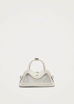 Hilma Mini Vinyl White Leather Bag
