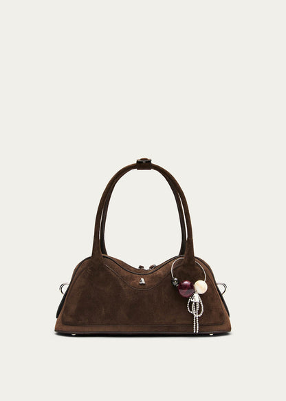 Hilma Suede Brown Leather Bag