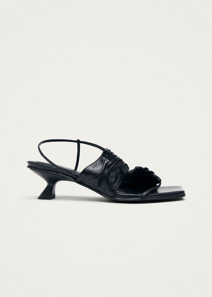 Juniper Black Leather Sandals