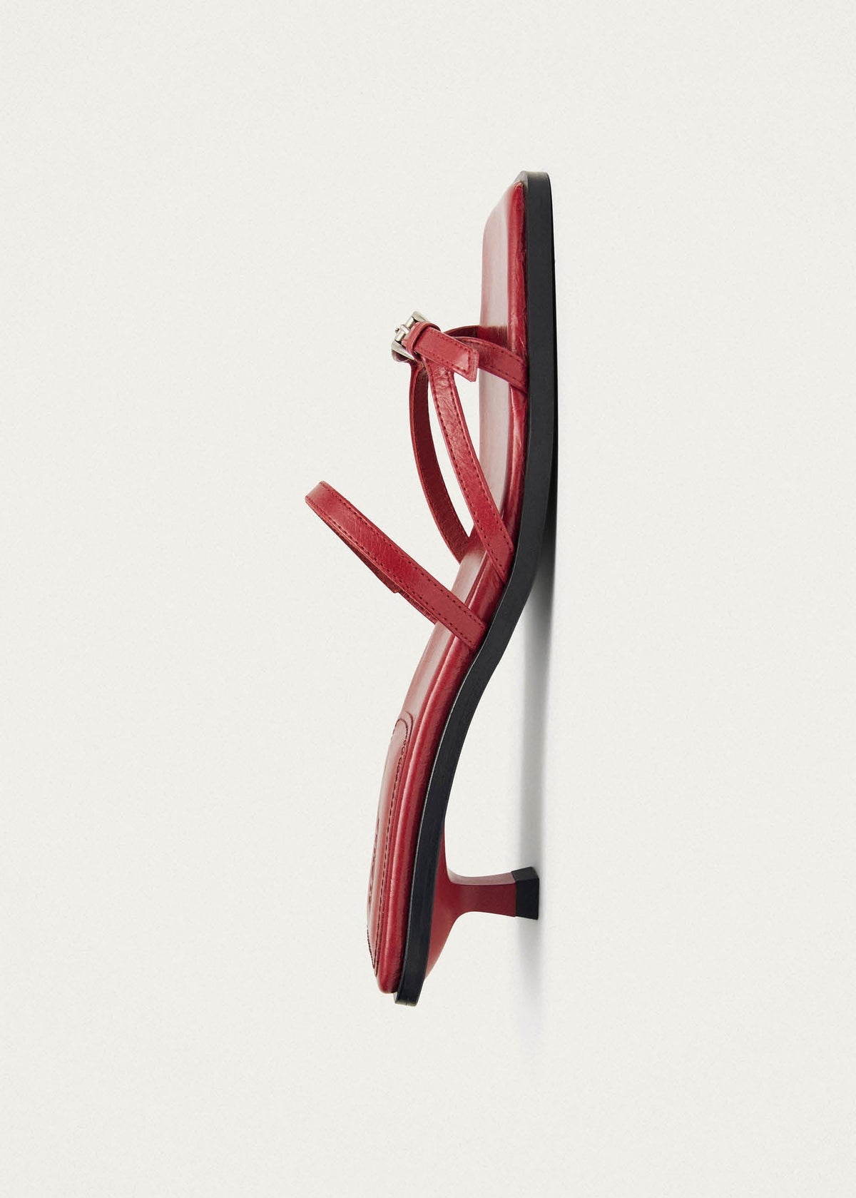 Liko Rift Red Leather Sandals