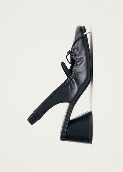 Marly Black Leather Pumps