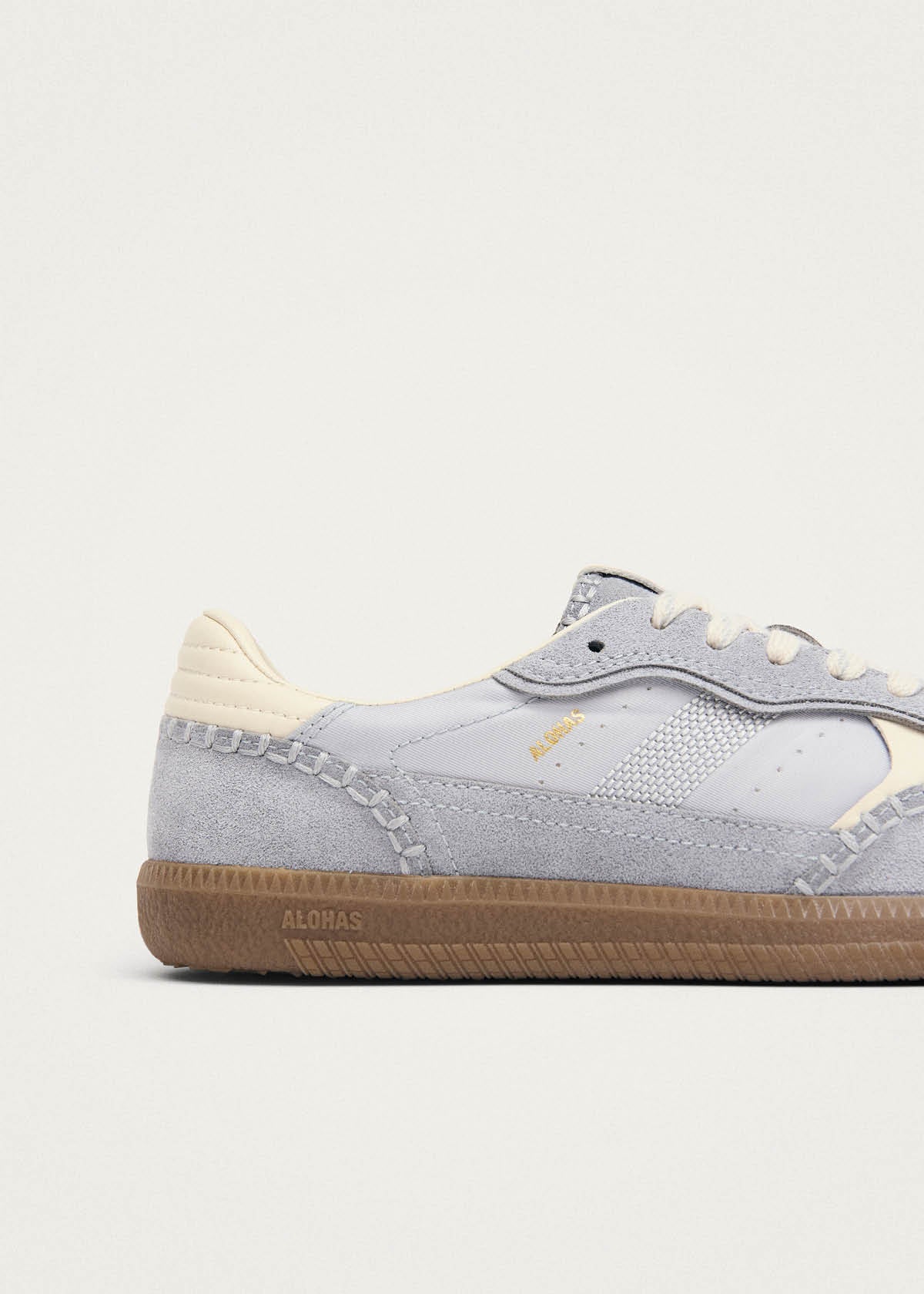 Tb.490 Recycled Pale Blue Leather Sneakers
