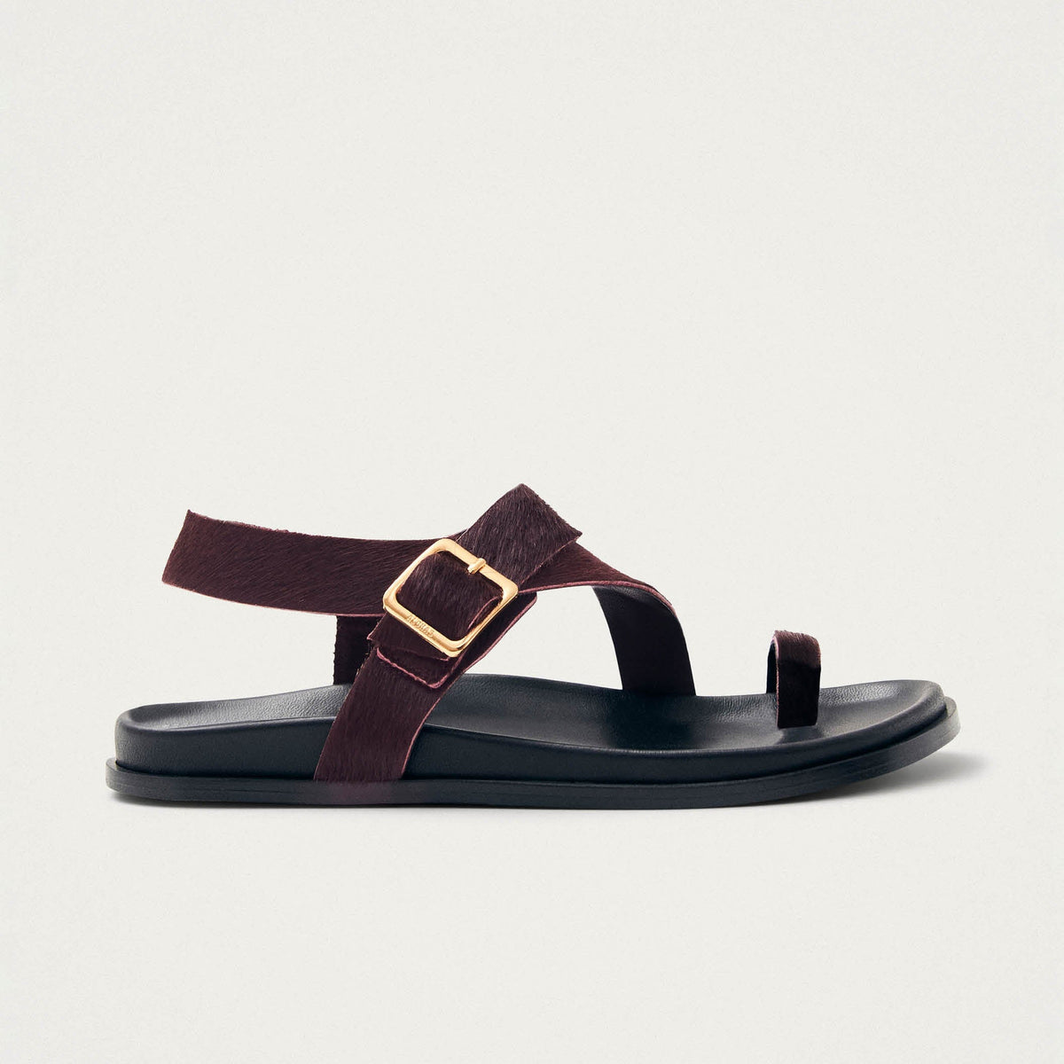 Siren Soft Burgundy Leather Sandals
