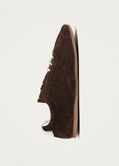 Tb.24 Suede Chocolate Brown Leather Sneakers