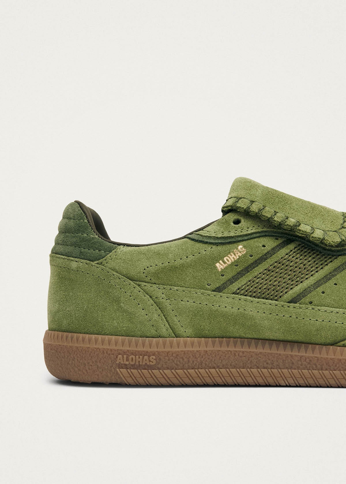 Tb.490 Club Suede Green Leather Sneakers