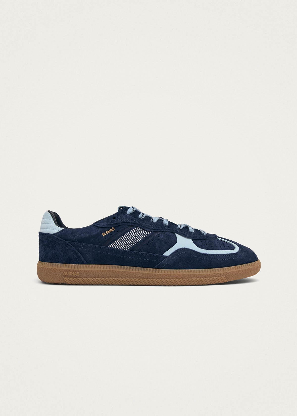 Tb.490 Rife Blue Tones Leather Sneakers