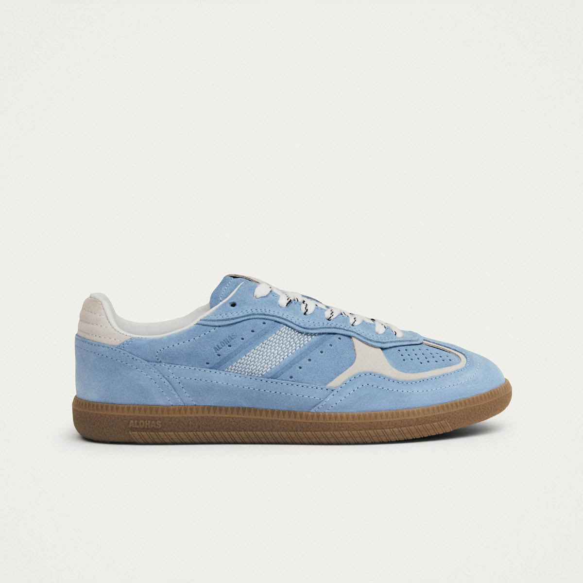 Tb.490 Rife Cornflower Blue Cream Leather Sneakers