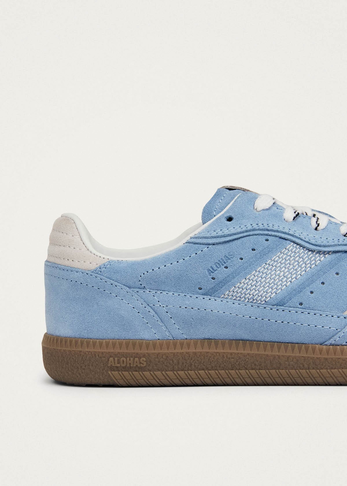 Tb.490 Rife Cornflower Blue Cream Leather Sneakers