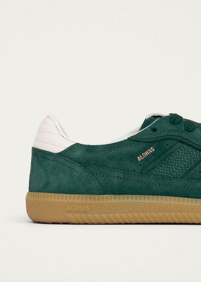 Tb.490 Rife Forest Green Leather Sneakers