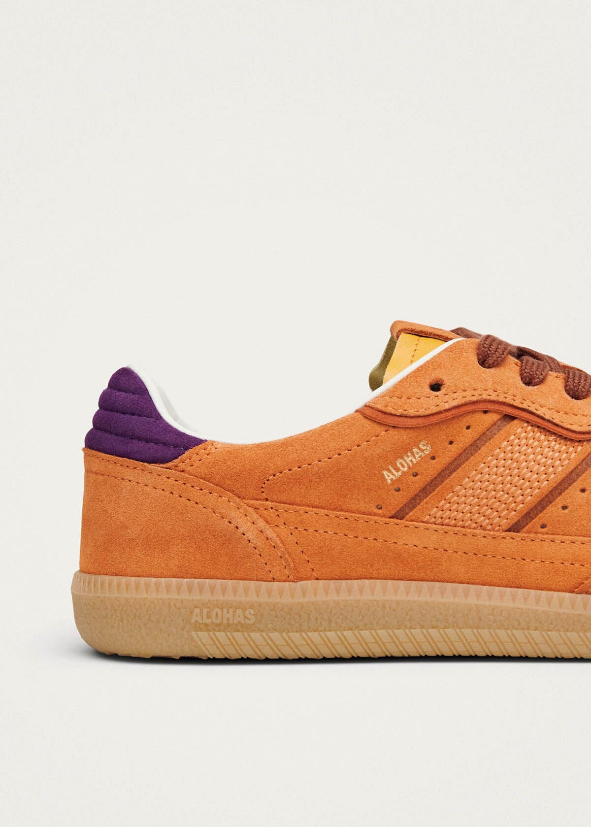 Tb.490 Rife Orange Leather Sneakers